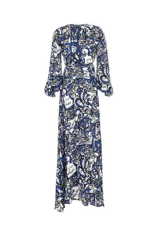 25SS 알레산드로 엔리케즈 롱 원피스 D83LVIS 019 BLUETTE VIEW - ALESSANDRO ENRIQUEZ