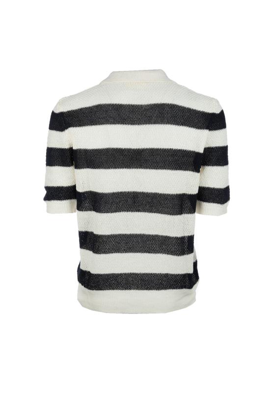 25SS 어 페이퍼 키드 폴로 티셔츠 S5PKMAPO095 13 Crema - A PAPER KID