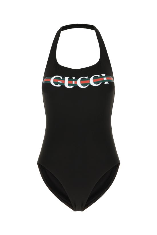 25SS 구찌 스파클링 저지 스윔수트  820749XHAKC 1152 BLACK MC