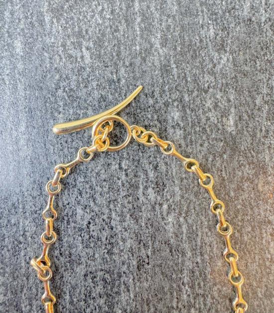  가브리엘라 아티가스 팔찌 가브리엘라 아르티가스 10mm 더블 빔 브레이슬릿 골드 베르메일 - GABRIELA ARTIGAS