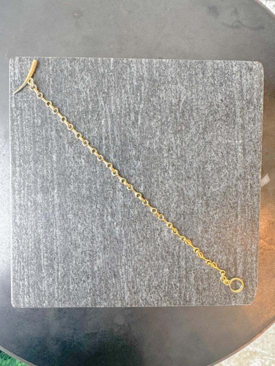  가브리엘라 아티가스 팔찌 가브리엘라 아르티가스 10mm 더블 빔 브레이슬릿 골드 베르메일