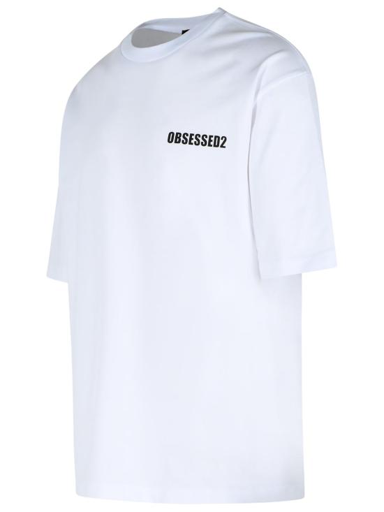 25FW 디스퀘어드2 반팔 티셔츠 S74GD1479 D20033100 White - DSQUARED2