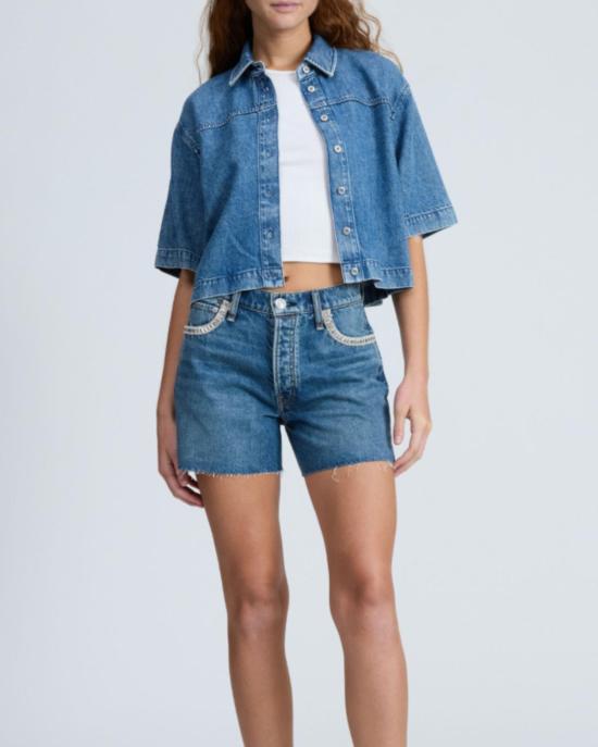  랙앤본 데님 숏팬츠 래그앤본 빈티지 컷오프 반바지 에버릿 주얼
