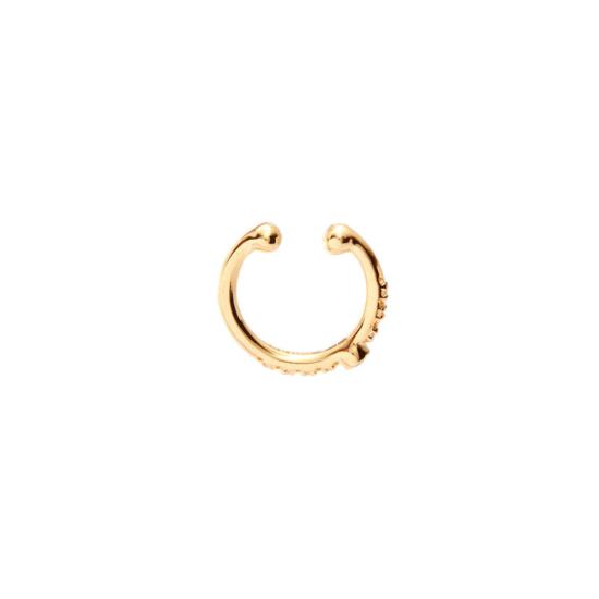  스코샤 이어링 다이아몬드 베젤 젬 이어커프 - SCOSHA