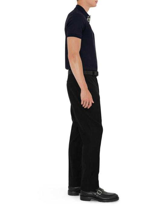  버버리 코튼 폴로 티셔츠 8099165 Blue - BURBERRY