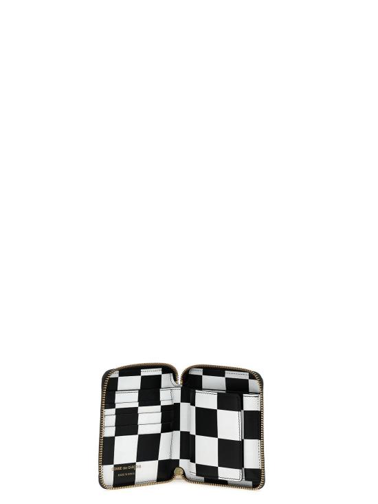  꼼데가르송 지갑 SA2100CPCHECKPRINT Black - COMME DES GARCONS