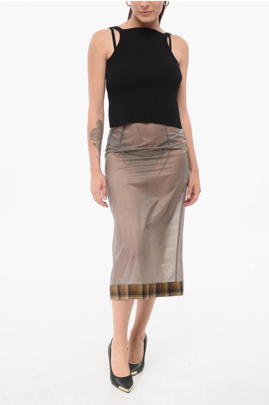  마르지엘라 롱 스커트 S51ME0013S54847852 Gray - MAISON MARGIELA