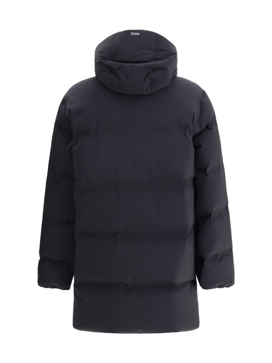 25FW 에르노 뉴 임팩트 롱 자켓  PI001246U12590SZ 9300 BLACK - HERNO