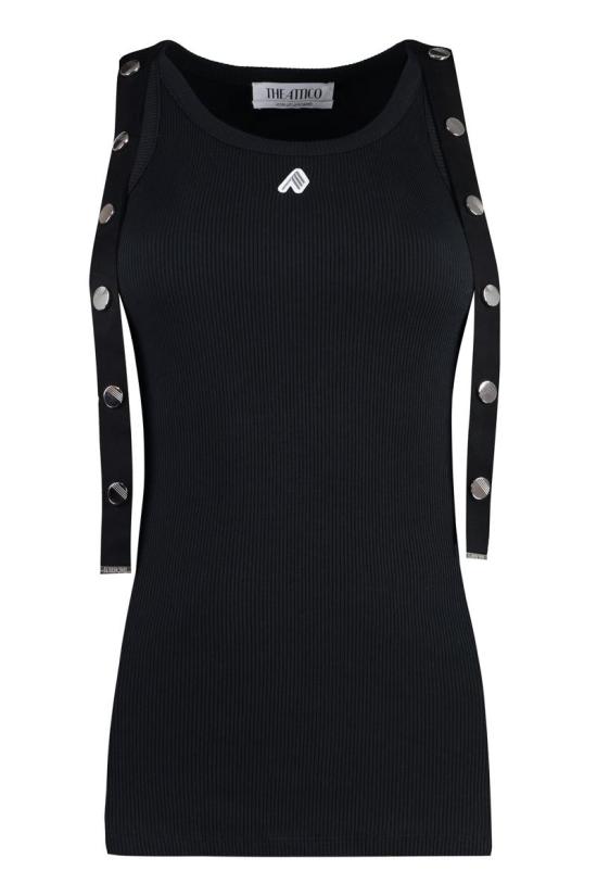  디 아티코 민소매 티셔츠 241WCT229J038 100 Black