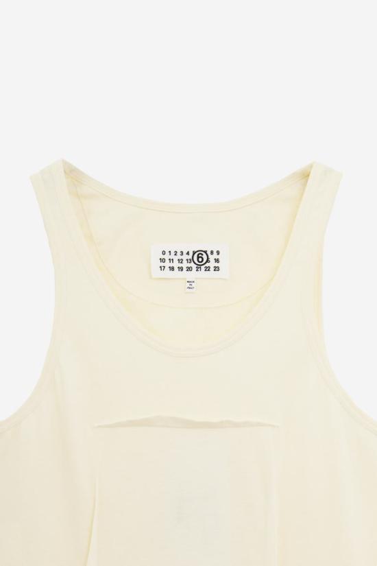 25SS MM6 메종마르지엘라 미디 원피스 116873 S62DG0048 M20108 Beige - MM6 MAISON MARGIELA