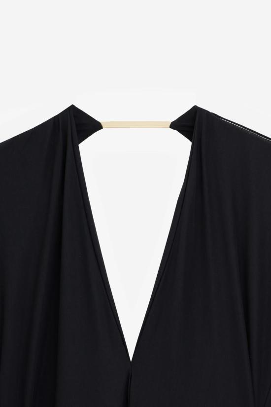 25SS MM6 메종마르지엘라 미디 원피스 116839 S52DG0026 S20518 Black - MM6 MAISON MARGIELA