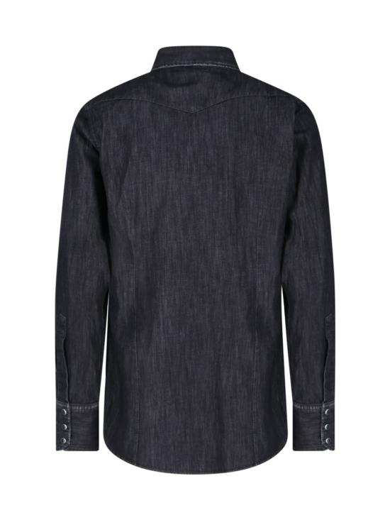 25FW 디스퀘어드2 데님 셔츠 S74DM0936 S30826900 Black - DSQUARED2