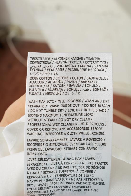 25SS MM6 메종마르지엘라 블라우스 116840 S52DT0044 M35152 WHITE - MM6 MAISON MARGIELA