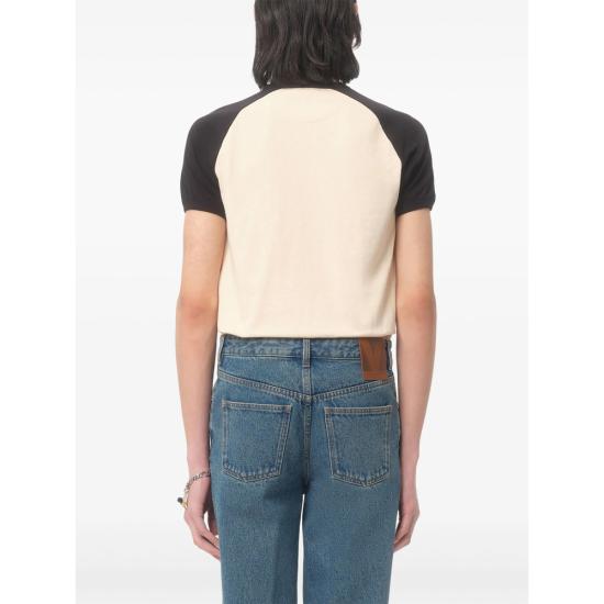 25FW 발렌티노 가라바니 반팔 티셔츠 7V3MG17DAYC QT3 NEUTRALS BLACK - VALENTINO GARAVANI