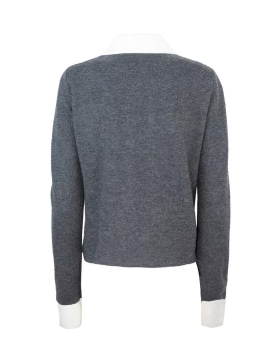 25FW 셀프 포트레이트 가디건 PF25048CGR GREY - SELF PORTRAIT