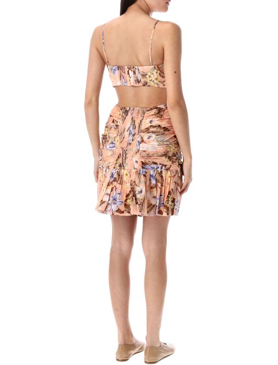 25FW 짐머만 미디 원피스 3492DSS254 PCHMUFL PEACH MULTI FLORAL - ZIMMERMANN