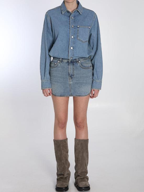 25SS 하이쿠레 숏 스커트 HEW10034DF176 L0876 IONIC BLUE - HAIKURE