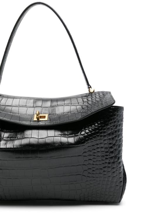  발렌시아가 로데오 미디움 핸드백 7897722AA5L 1000 BLACK - BALENCIAGA