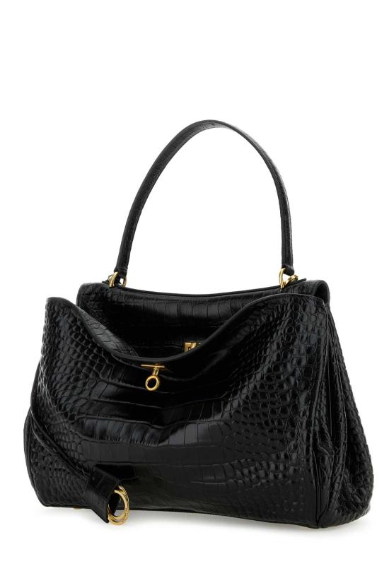  발렌시아가 로데오 미디움 핸드백 7897722AA5L 1000 BLACK - BALENCIAGA