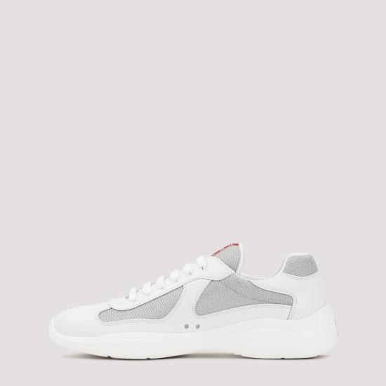 25FW 프라다 아메리카 컵 가죽 레더 로우탑 스니커즈 4E3400FG0006GW F0J36 MULTICOLOURED - PRADA