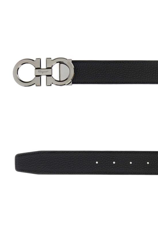  살바토레 페라가모 가죽 벨트 679710689134 NERHIC BLACK - SALVATORE FERRAGAMO