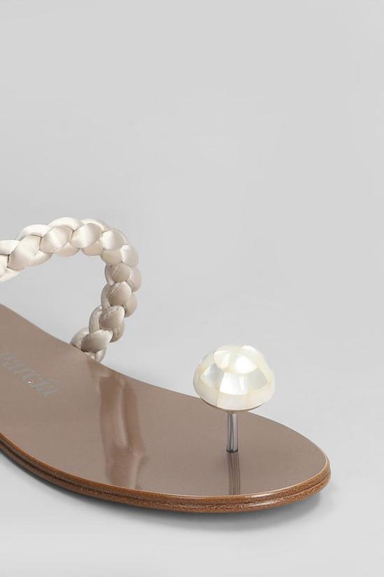 25SS 페드로 가르시아 플랫 슈즈 420846 PIPA 01 WHITE - PEDRO GARCIA