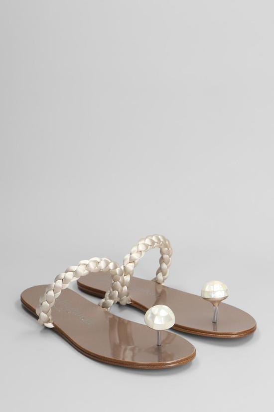 25SS 페드로 가르시아 플랫 슈즈 420846 PIPA 01 WHITE - PEDRO GARCIA