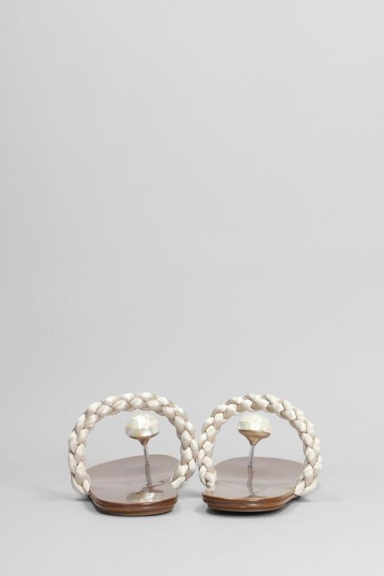 25SS 페드로 가르시아 플랫 슈즈 420846 PIPA 01 WHITE - PEDRO GARCIA