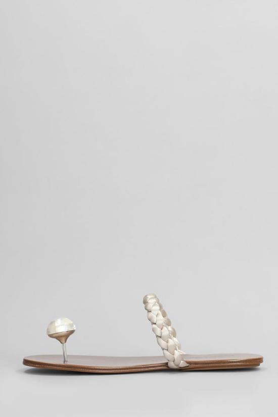 25SS 페드로 가르시아 플랫 슈즈 420846 PIPA 01 WHITE - PEDRO GARCIA