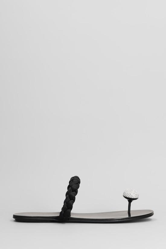 25SS 페드로 가르시아 뮬/슬리퍼 420855 PIPA 02 Black