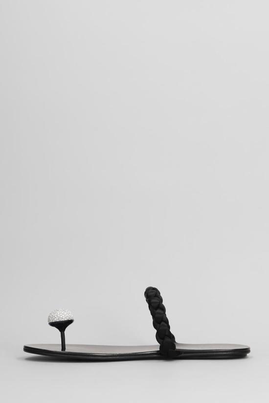 25SS 페드로 가르시아 뮬/슬리퍼 420855 PIPA 02 Black - PEDRO GARCIA