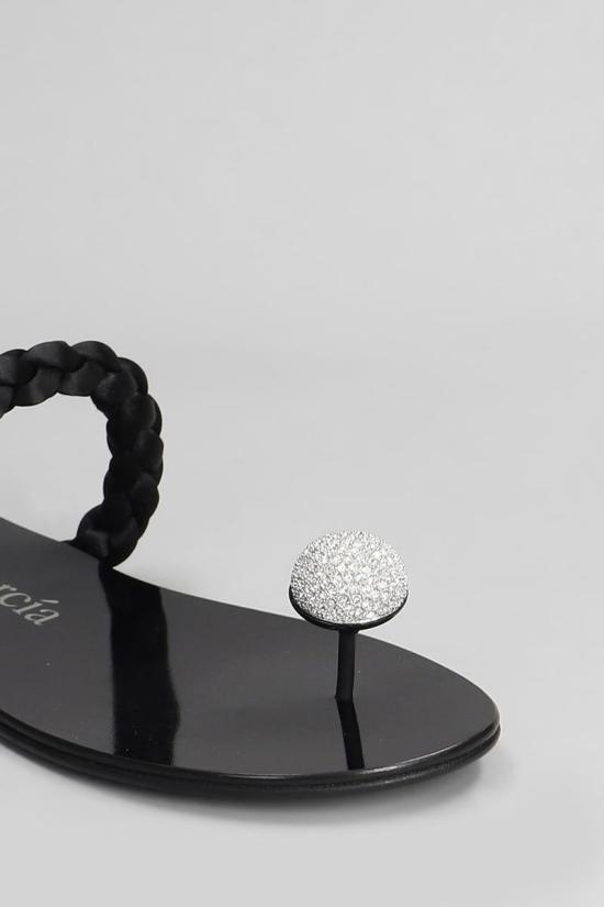 25SS 페드로 가르시아 뮬/슬리퍼 420855 PIPA 02 Black - PEDRO GARCIA