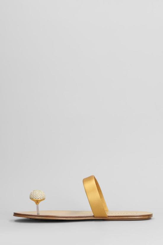 25SS 페드로 가르시아 플랫 슈즈 420847 PACHA 01 GOLD - PEDRO GARCIA