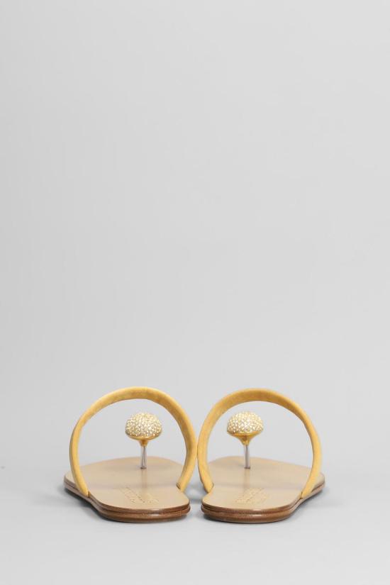 25SS 페드로 가르시아 플랫 슈즈 420847 PACHA 01 GOLD - PEDRO GARCIA