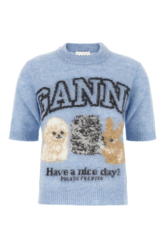 25FW 가니 스웨터 K25172690 326 SOFT CHAMBRAY