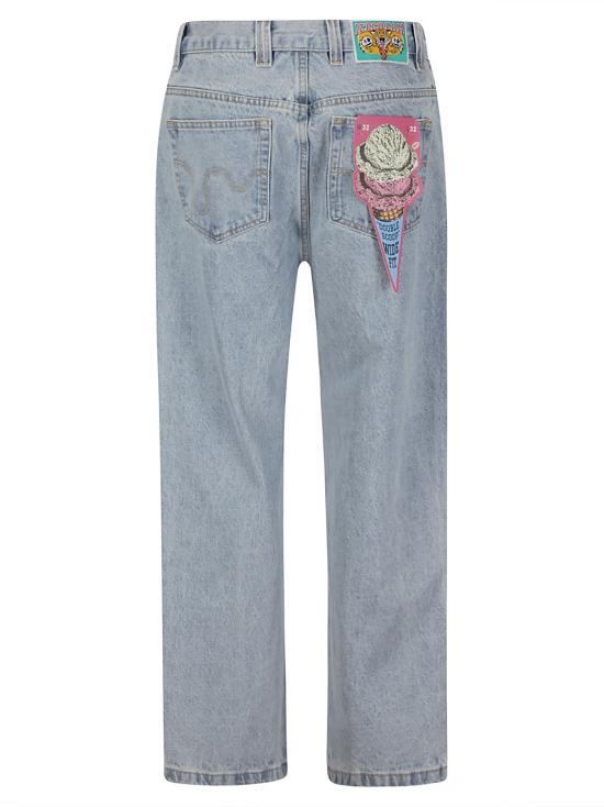 26SS 아이스크림 데님 팬츠 ICD002 HEAVYWASHBLUE HEAVY WASH BLUE - ICECREAM
