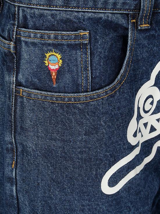 26SS 아이스크림 데님 팬츠 ICD002 MIDWASHBLUE MID WASH BLUE - ICECREAM