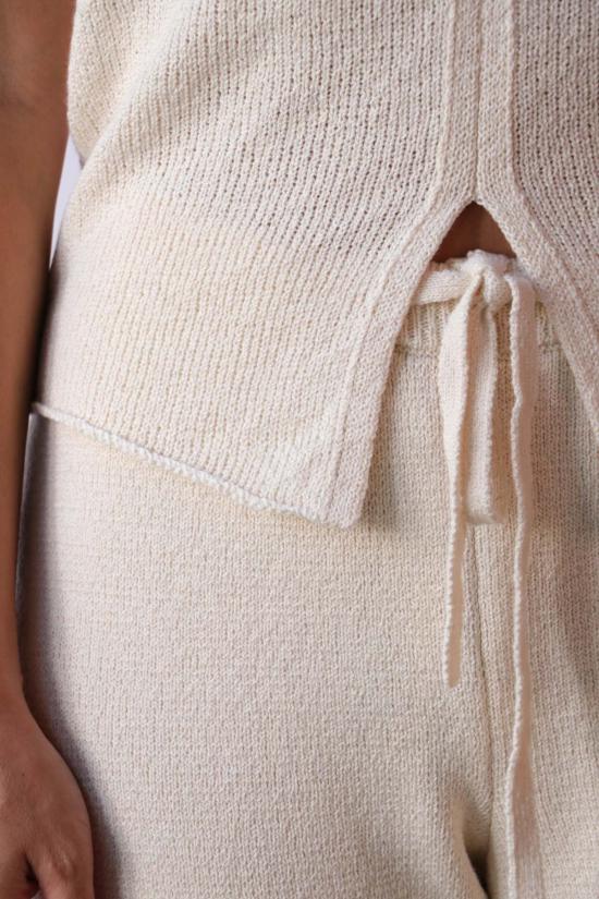  더엘스테이츠만 스트레이트 팬츠 엘더 스테이츠맨 노라 라이트 라운지 팬츠 내추럴 - THE ELDER STATESMAN