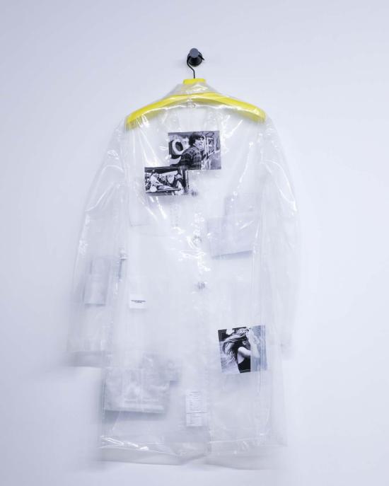  타카히로미야시타 더 솔로이스트 코트 . 투명 PVC 체스터필드 - TAKAHIROMIYASHITA THE SOLOIST.