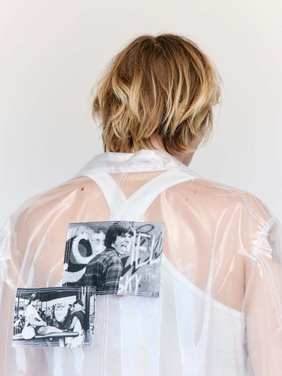  타카히로미야시타 더 솔로이스트 코트 . 투명 PVC 체스터필드 - TAKAHIROMIYASHITA THE SOLOIST.