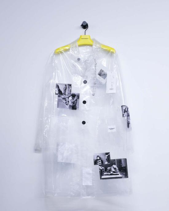  타카히로미야시타 더 솔로이스트 코트 . 투명 PVC 체스터필드 - TAKAHIROMIYASHITA THE SOLOIST.