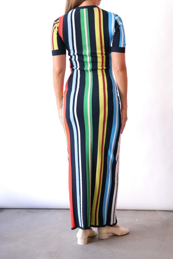  더엘스테이츠만 롱 원피스 엘더 스테이츠맨 레이싱 스트라이프 맥시 드레스 - THE ELDER STATESMAN