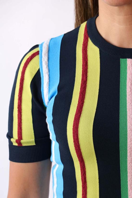  더엘스테이츠만 롱 원피스 엘더 스테이츠맨 레이싱 스트라이프 맥시 드레스 - THE ELDER STATESMAN