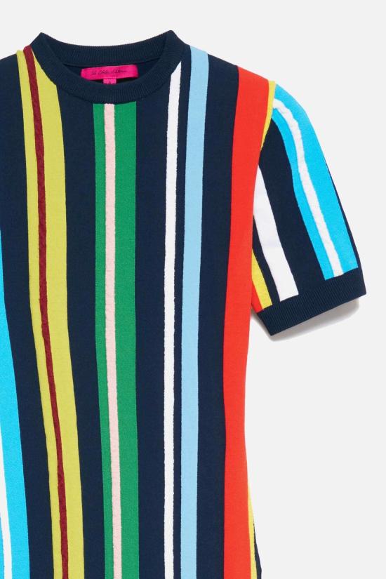  더엘스테이츠만 롱 원피스 엘더 스테이츠맨 레이싱 스트라이프 맥시 드레스 - THE ELDER STATESMAN