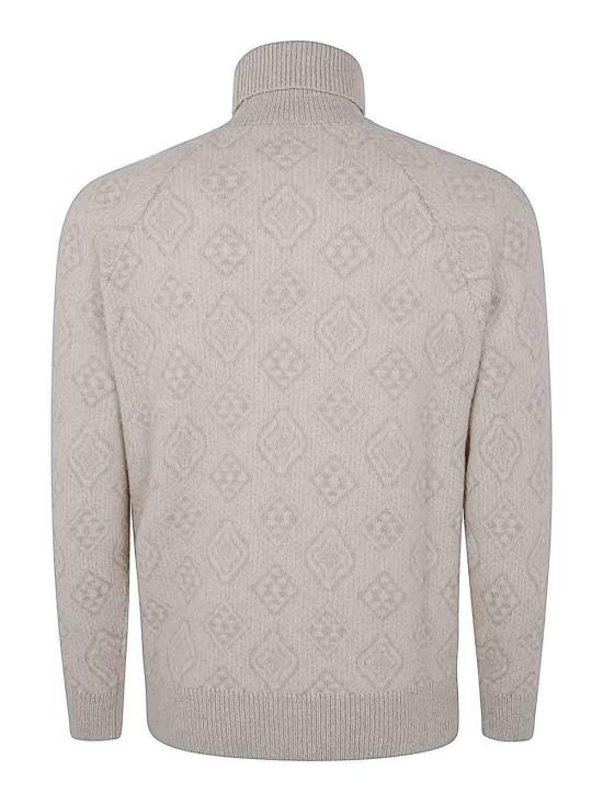 26SS 브루넬로 쿠치넬리 터틀넥 MSO708503CDG31 White - BRUNELLO CUCINELLI