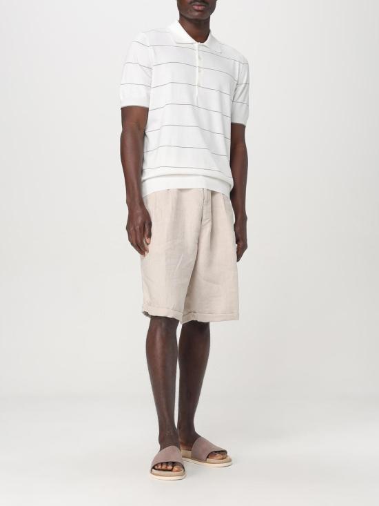 26SS 브루넬로 쿠치넬리 숏팬츠 M243DU0020 C6008 Beige - BRUNELLO CUCINELLI