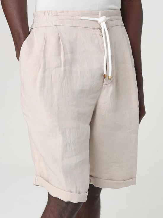 26SS 브루넬로 쿠치넬리 숏팬츠 M243DU0020 C6008 Beige - BRUNELLO CUCINELLI