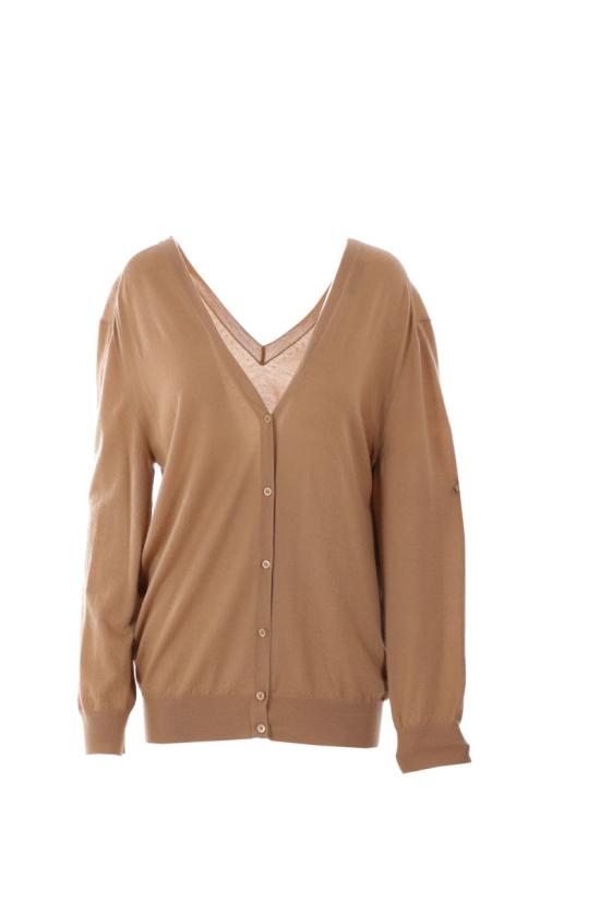 25SS 프라다 스웨터 P24G2GSOOO15DMF0040 Brown - PRADA