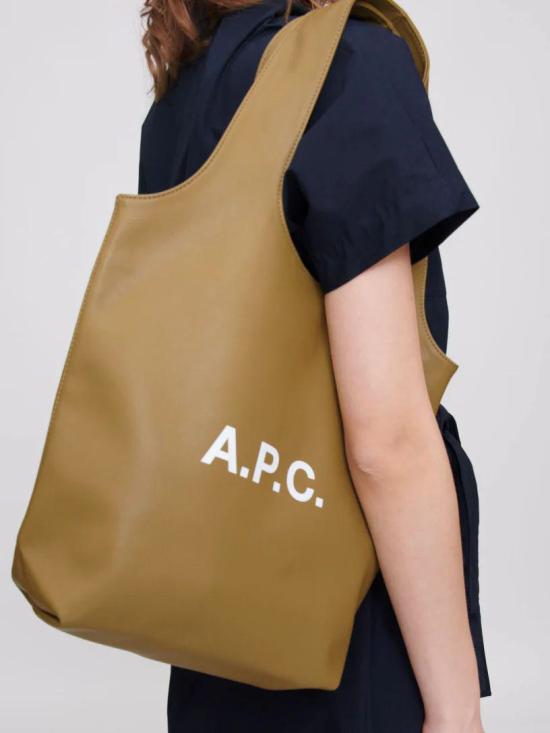 25FW 아페쎄 토트백 TOTE NINONKAD OLIVE OLIVE GREEN - A.P.C.