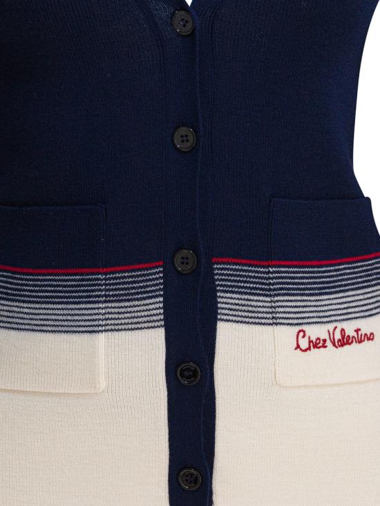 25FW 발렌티노 가라바니 가디건 7B3KA12A9GQ0W6 NAVY BETULLA - VALENTINO GARAVANI